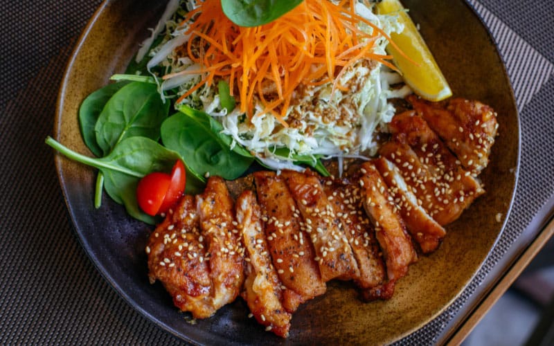 Asian Chicken and Salad